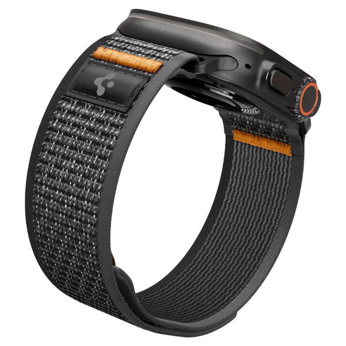 Каишка Spigen Athlex Air 2 за Apple Watch (44 / 45 / 46 / 49 мм) - Черна и оранжева