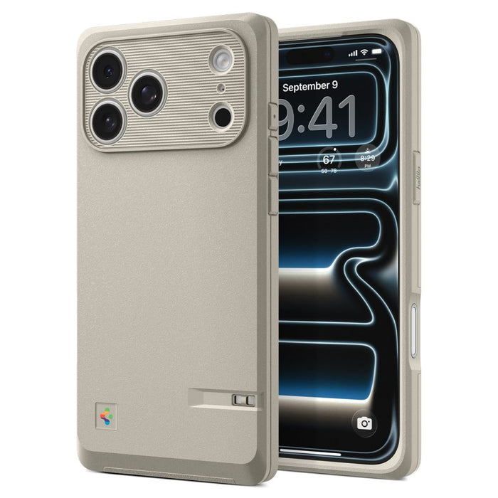 Калъф Spigen Classic LS MagSafe за iPhone 17 Pro Max - бежов