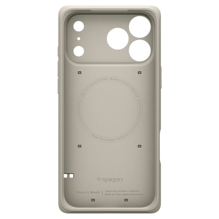 Калъф Spigen Classic LS MagSafe за iPhone 17 Pro Max - бежов