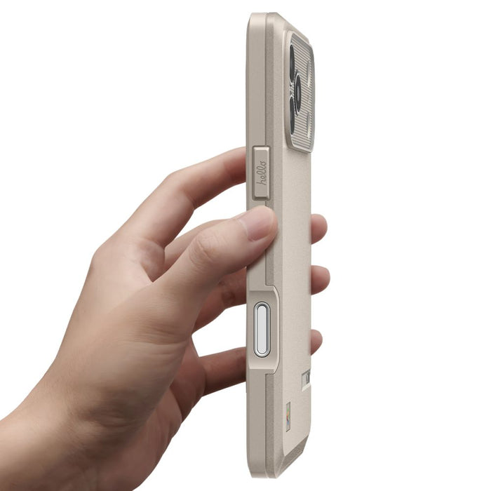 Калъф Spigen Classic LS MagSafe за iPhone 17 Pro Max - бежов