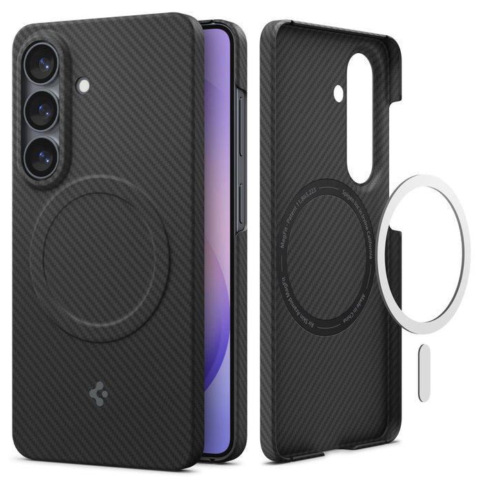 Калъф Spigen AirSkin Aramid Mag MagSafe за Samsung Galaxy S26 - черен