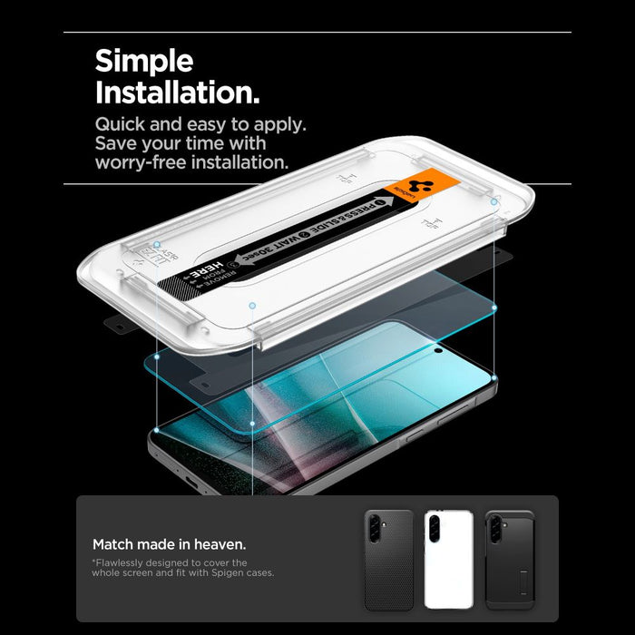 Закалено стъклено фолио Spigen Glas.tR EZ Fit за Samsung Galaxy A36 / A37 5G