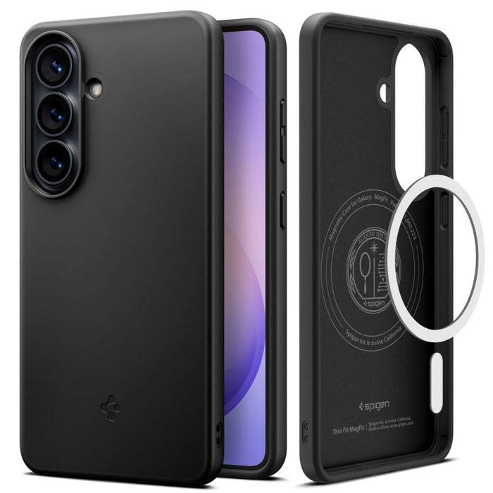 Калъф Spigen Thin Fit Mag MagSafena за Samsung Galaxy S26 - черен