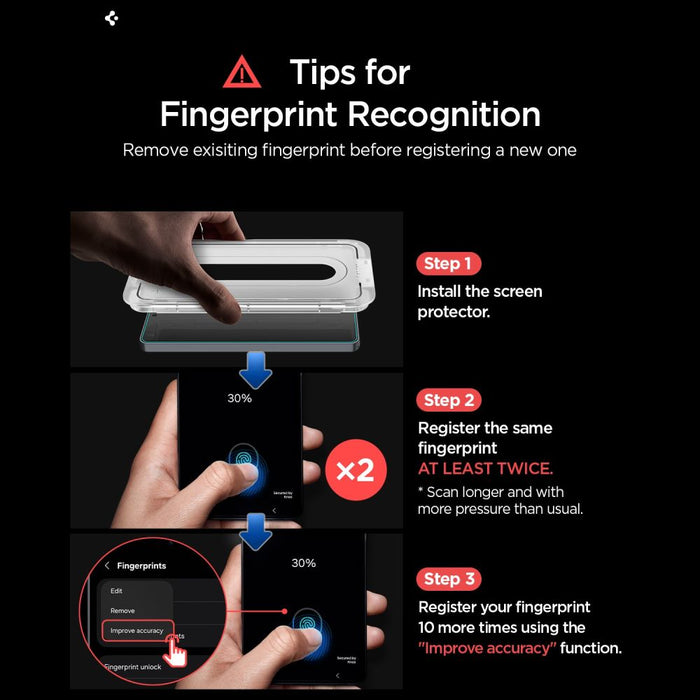 Spigen Glas.tR EZ Fit Pro AC антирефлексно закалено стъкло за Samsung Galaxy S26 - комплект от 2 броя