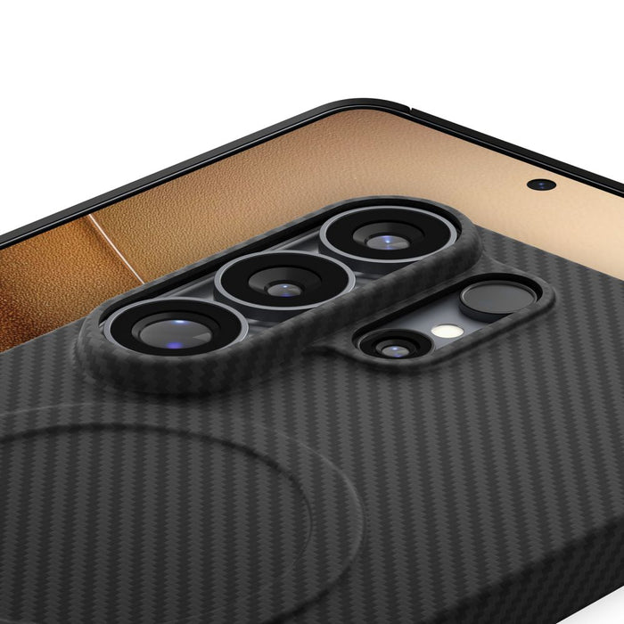 Калъф Spigen AirSkin Aramid Mag MagSafe за Samsung Galaxy S26 Ultra - черен