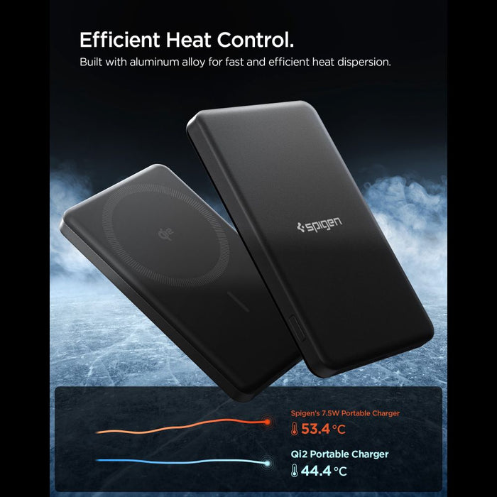 Външна батерия Spigen Essential EA2205MQ 5000MAH 22.5W QI2 - Черна