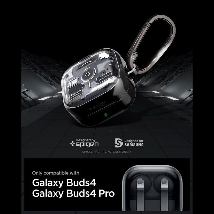 Калъф Spigen Ultra Hybrid Zero One за Samsung Galaxy Buds 4 / 4 Pro - черен