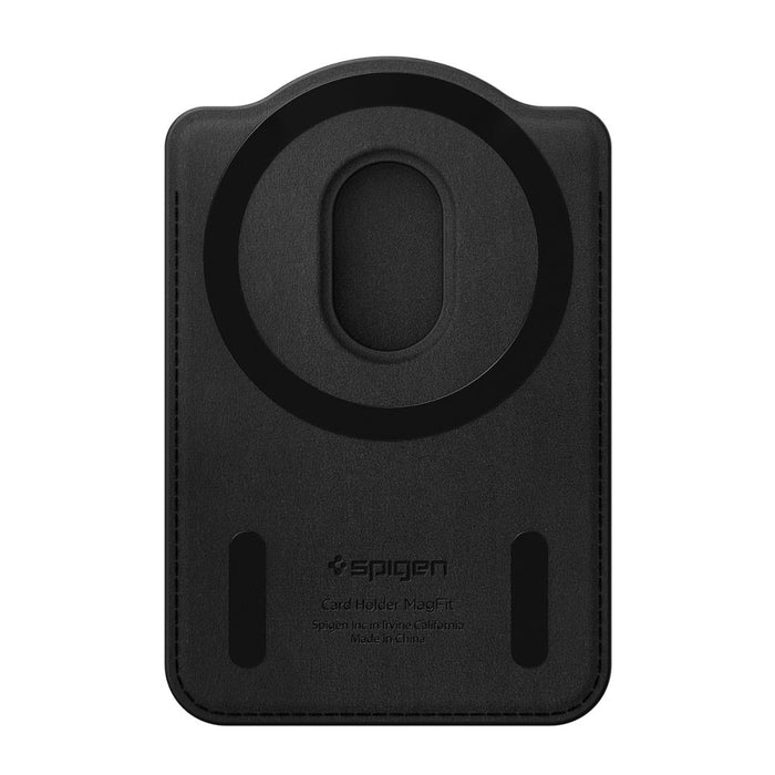 Магнитен портфейл за телефон Spigen Urban Fit MagSafe - черен