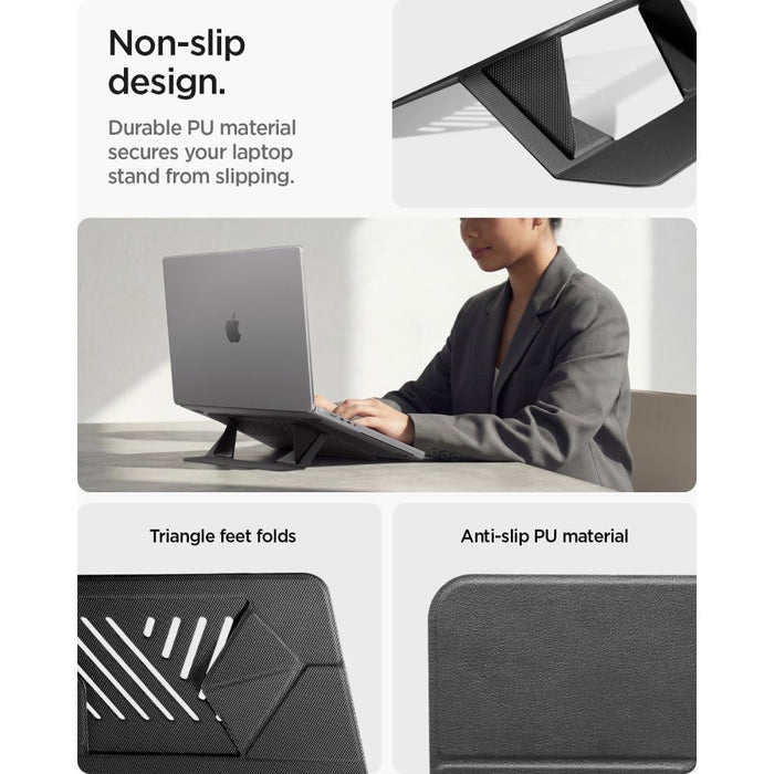 Стойка за лаптоп Spigen SlimFold LD201-S6 - сива