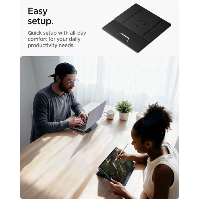 Стойка за лаптоп Spigen SlimFold LD201-S8 - сива