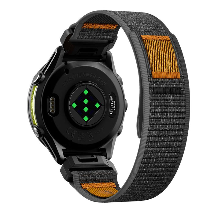 Каишка Spigen Athlex Air за Garmin QuickFit 22 мм - черна и оранжева