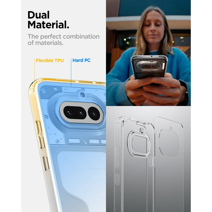 Spigen Ultra Hybrid калъф за Nothing Phone 4A - прозрачен