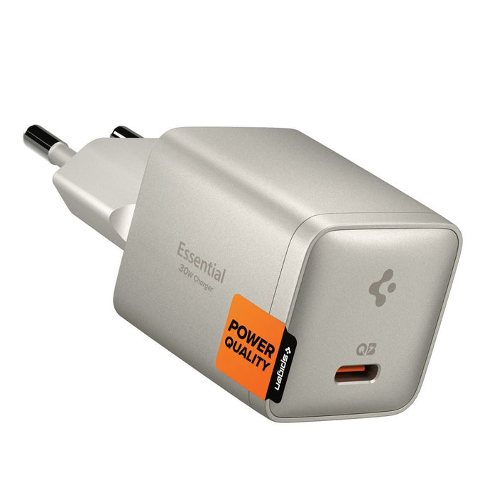 Зарядно за стена Spigen Essential EE301EU с 1 порт 30W - титаниево