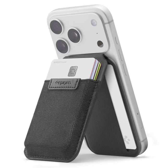 Портфейл за телефон Spigen Slim Fold S314-4 MagSafe - черен