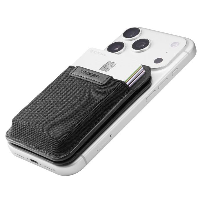 Портфейл за телефон Spigen Slim Fold S314-4 MagSafe - черен