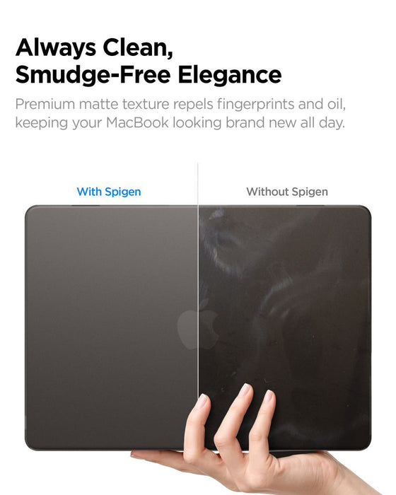 Калъф Spigen AirSkin за MacBook Air 13" 2023/2024/2025/2026 - полупрозрачен