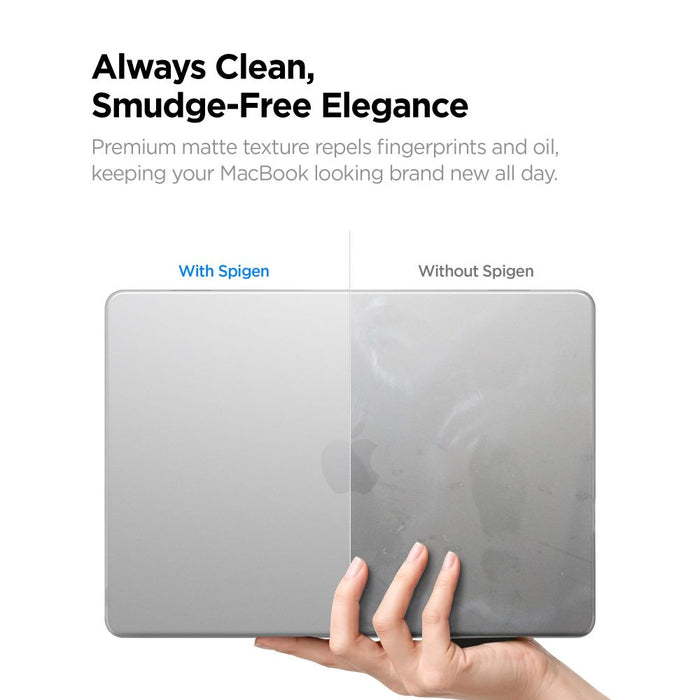 Калъф Spigen AirSkin за MacBook Air 13" 2023/2024/2025/2026 - прозрачен