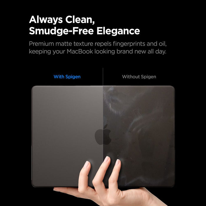 Калъф Spigen AirSkin за MacBook Pro 14" 2021 / 2023 / 2024 / 2025 / 2026 - полупрозрачен
