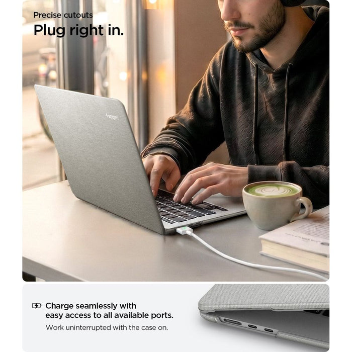 Калъф Spigen Urban Fit за MacBook Air 13" 2023 / 2024 / 2025 2026 - сив