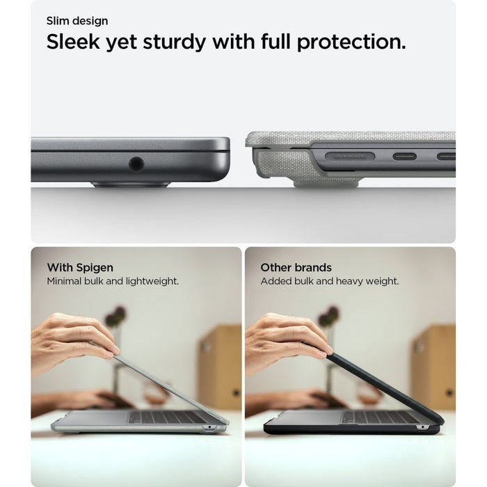 Калъф Spigen Urban Fit за MacBook Air 13" 2023 / 2024 / 2025 2026 - сив