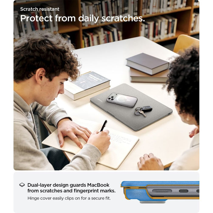 Калъф Spigen Urban Fit за MacBook Air 13" 2023 / 2024 / 2025 2026 - сив