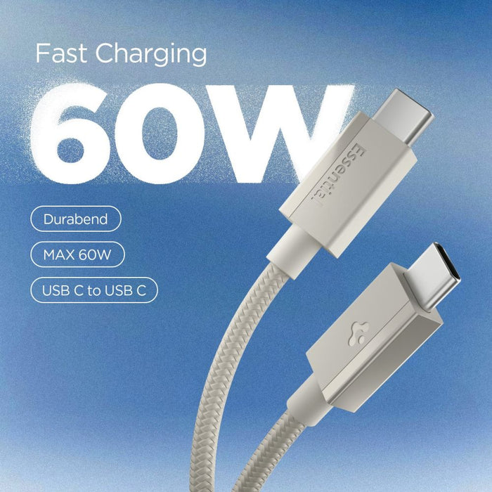 Spigen Essential EB6015CC USB-C кабел 60W 150 см - Титан