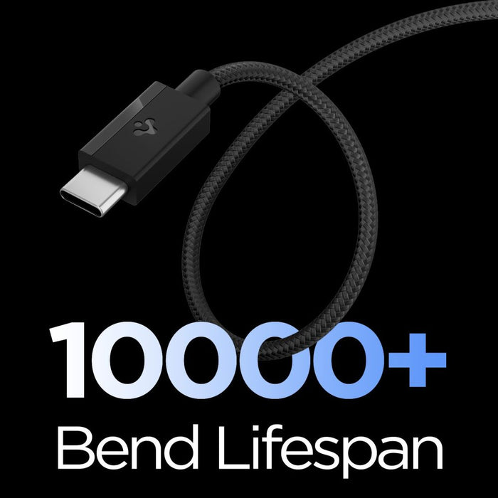 Spigen Essential EB6015CC USB-C кабел 60W 150 см - Черен