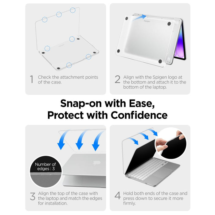 Калъф Spigen AirSkin за MacBook Neo 13" 2026 - матово жълт