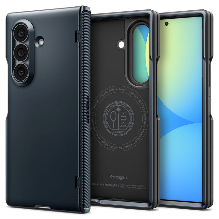 Калъф Spigen Slim Armor Pro MagSafe за Samsung Galaxy Z Fold 8 Ultra - тъмносив