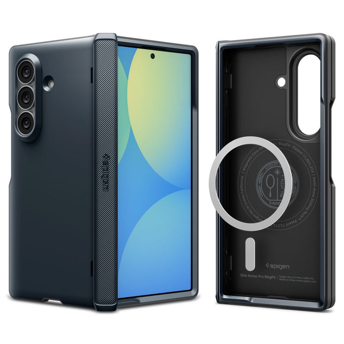 Калъф Spigen Slim Armor Pro MagSafe за Samsung Galaxy Z Fold 8 Ultra - тъмносив