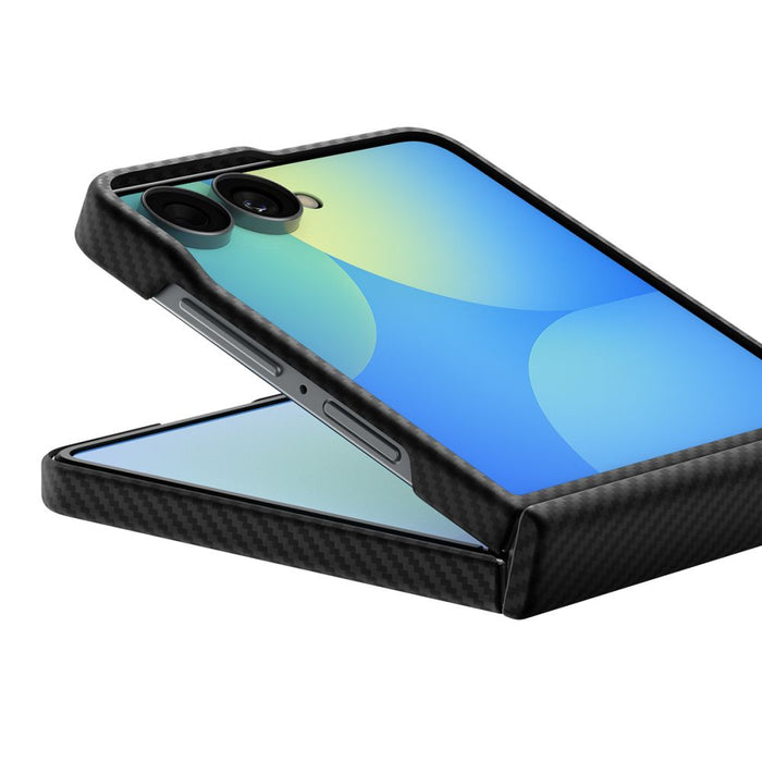 Калъф Spigen AirSkin Aramid MagFit MagSafe за Samsung Galaxy Z Flip 8 - черен