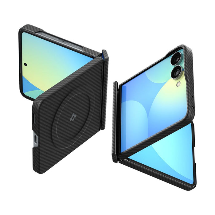 Калъф Spigen AirSkin Aramid MagFit MagSafe за Samsung Galaxy Z Flip 8 - черен