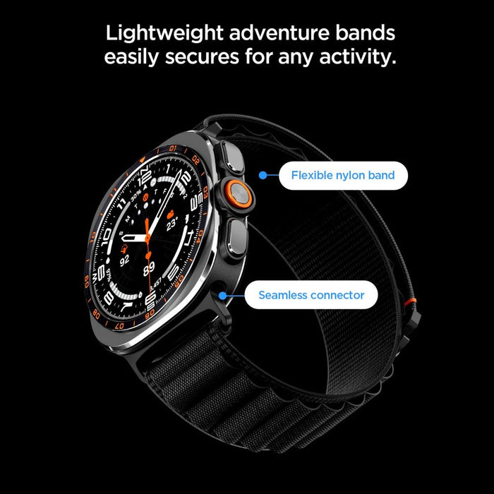 Каишка Spigen WBF1 за Samsung Galaxy Watch Ultra 47mm - Черна