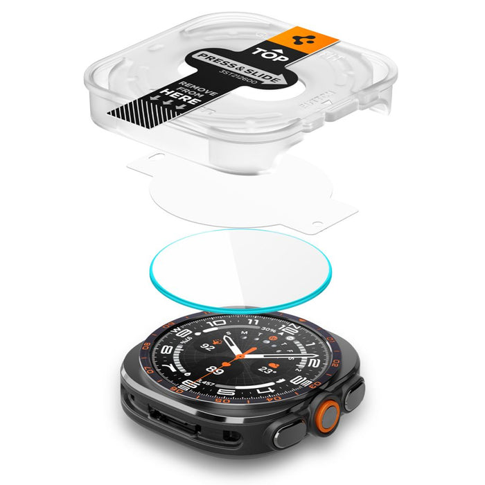 Spigen Glas.TR EZ Fit AC 2-Pack закалено стъкло за Samsung Galaxy Watch Ultra 47mm