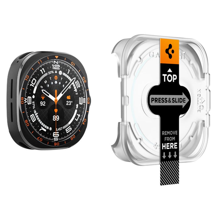 Spigen Glas.TR EZ Fit AC 2-Pack закалено стъкло за Samsung Galaxy Watch Ultra 47mm