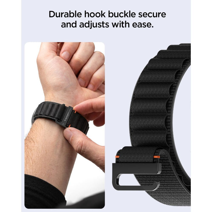 Каишка Spigen WBF1 за Samsung Galaxy Watch 40/44/46 мм - Черна