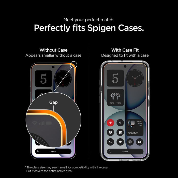 Spigen Glas.tR EZ Fit Pro - комплект от 2 закалени стъкла за Nothing Phone 4A