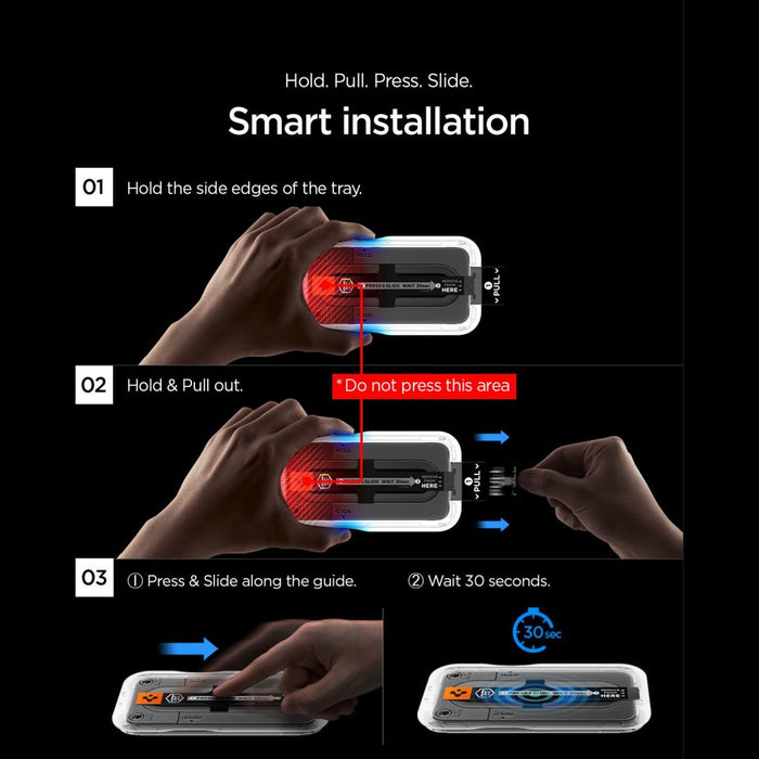 Spigen Glas.tR EZ Fit Pro - комплект от 2 закалени стъкла за Nothing Phone 4A