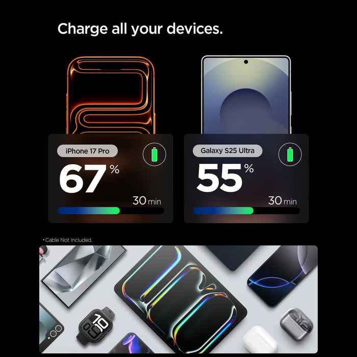 Зарядно за стена Spigen Essential EE301EU с 1 порт 30W - розово