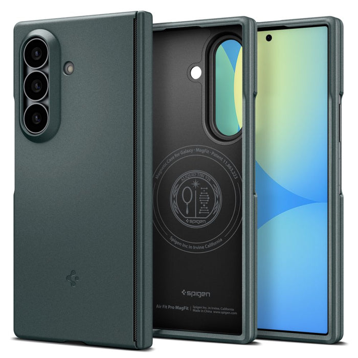 Калъф Spigen Air Fit Pro MagSafe за Samsung Galaxy Z Fold 8 Ultra - тъмнозелен