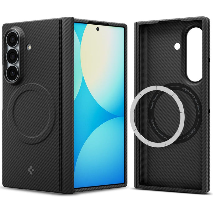 Калъф Spigen AirSkin Aramid MagFit MagSafe за Samsung Galaxy Z Fold 8 Ultra - черен