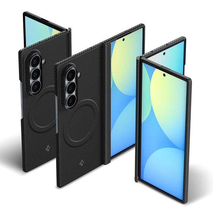 Калъф Spigen AirSkin Aramid MagFit MagSafe за Samsung Galaxy Z Fold 8 Ultra - черен