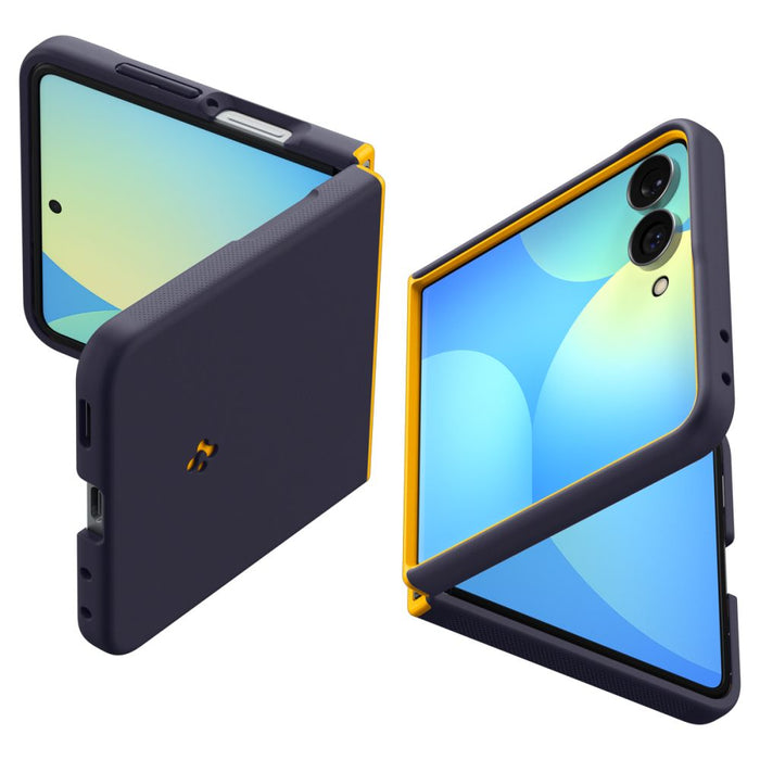 Калъф Spigen Nano Pop MagSafe за Samsung Galaxy Z Flip 8 - тъмносин и жълт