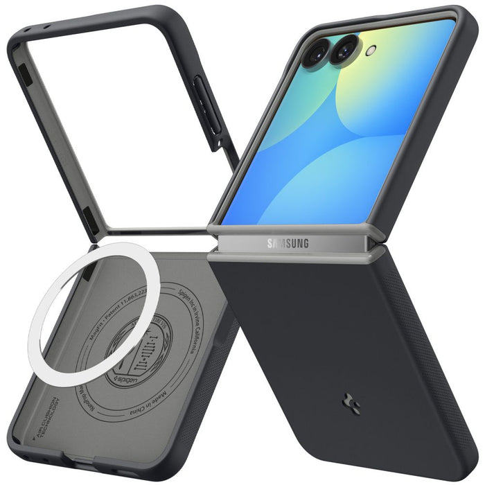 Калъф Spigen Nano Pop MagSafe за Samsung Galaxy Z Flip 8 - черен и сив