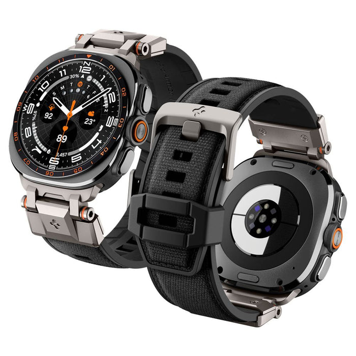Каишка за Samsung Galaxy Watch Ultra 47mm Spigen DuraPro Armor - черна