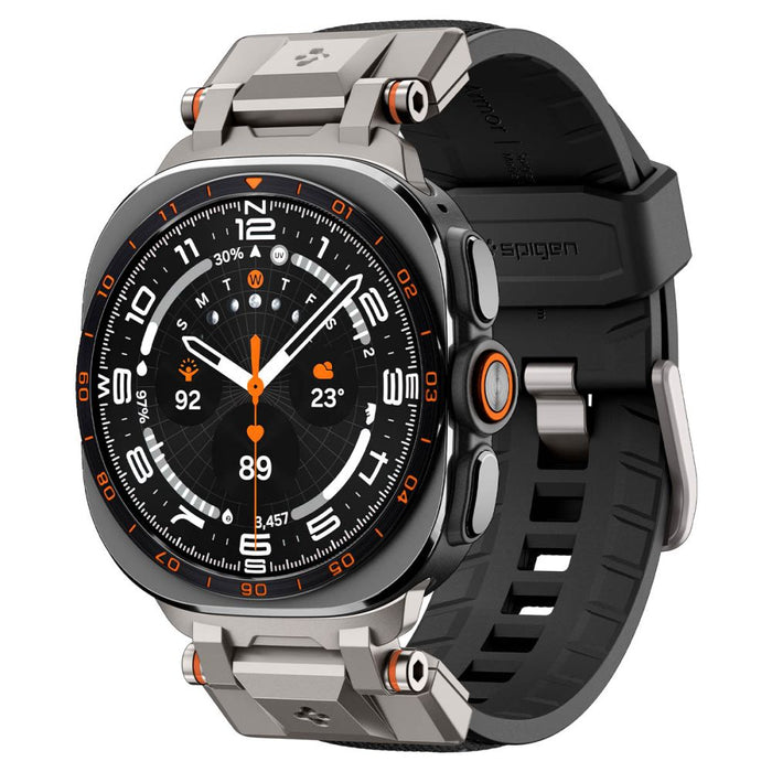 Каишка за Samsung Galaxy Watch Ultra 47mm Spigen DuraPro Armor - черна