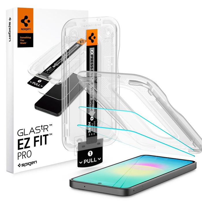Spigen Glas.tR EZ Fit 2-Pack от закалено стъкло за Samsung Galaxy A27 5G