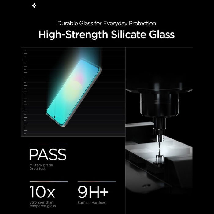 Spigen Glas.tR EZ Fit 2-Pack от закалено стъкло за Samsung Galaxy A27 5G
