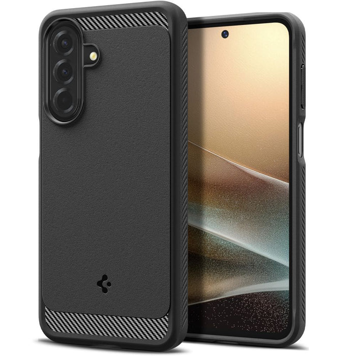Калъф Spigen Rugged Armor за Samsung Galaxy A27 5G - матово черен