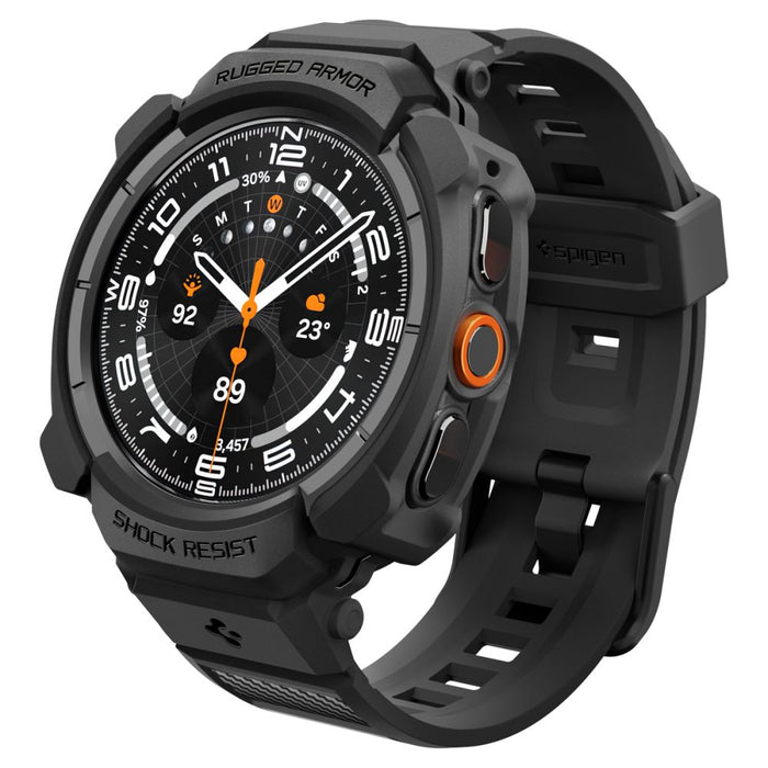 Калъф Spigen Rugged Armor Pro за Samsung Galaxy Watch Ultra 2 2026 47mm - матово черен